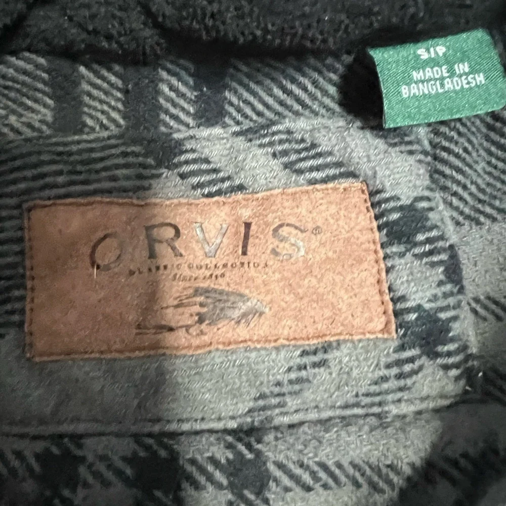 Orvis Big Bear Heavyweight Double Brushed Flannel Button Down Shirt - Picture 5 of 7